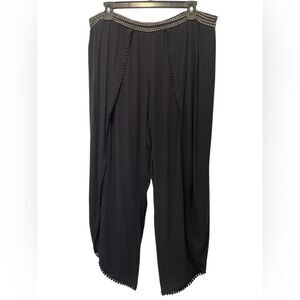 Anthropologie Black Ankle Pants